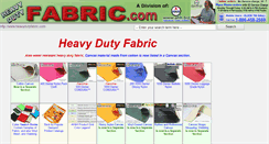 Desktop Screenshot of heavydutyfabric.com