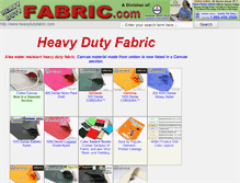 Tablet Screenshot of heavydutyfabric.com